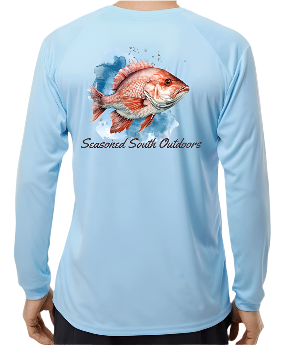Summertime Blues “Snapper” performance shirt