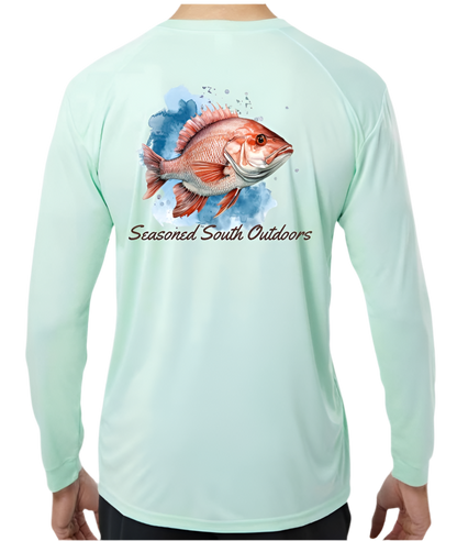 Summertime Blues “Snapper” performance shirt