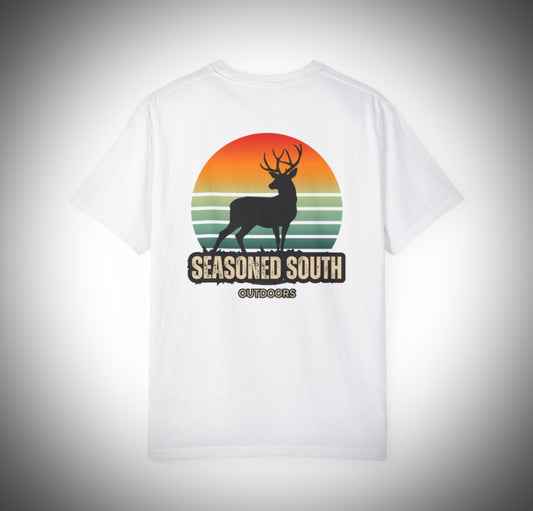 Rowdy Collection “Sunset Deer” Comfort Color T