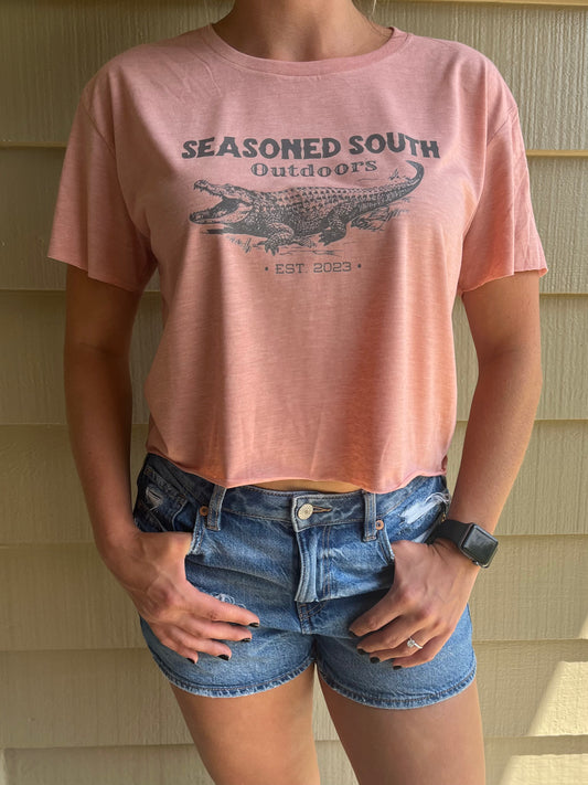 Seasoned South “Gator” Crop Top