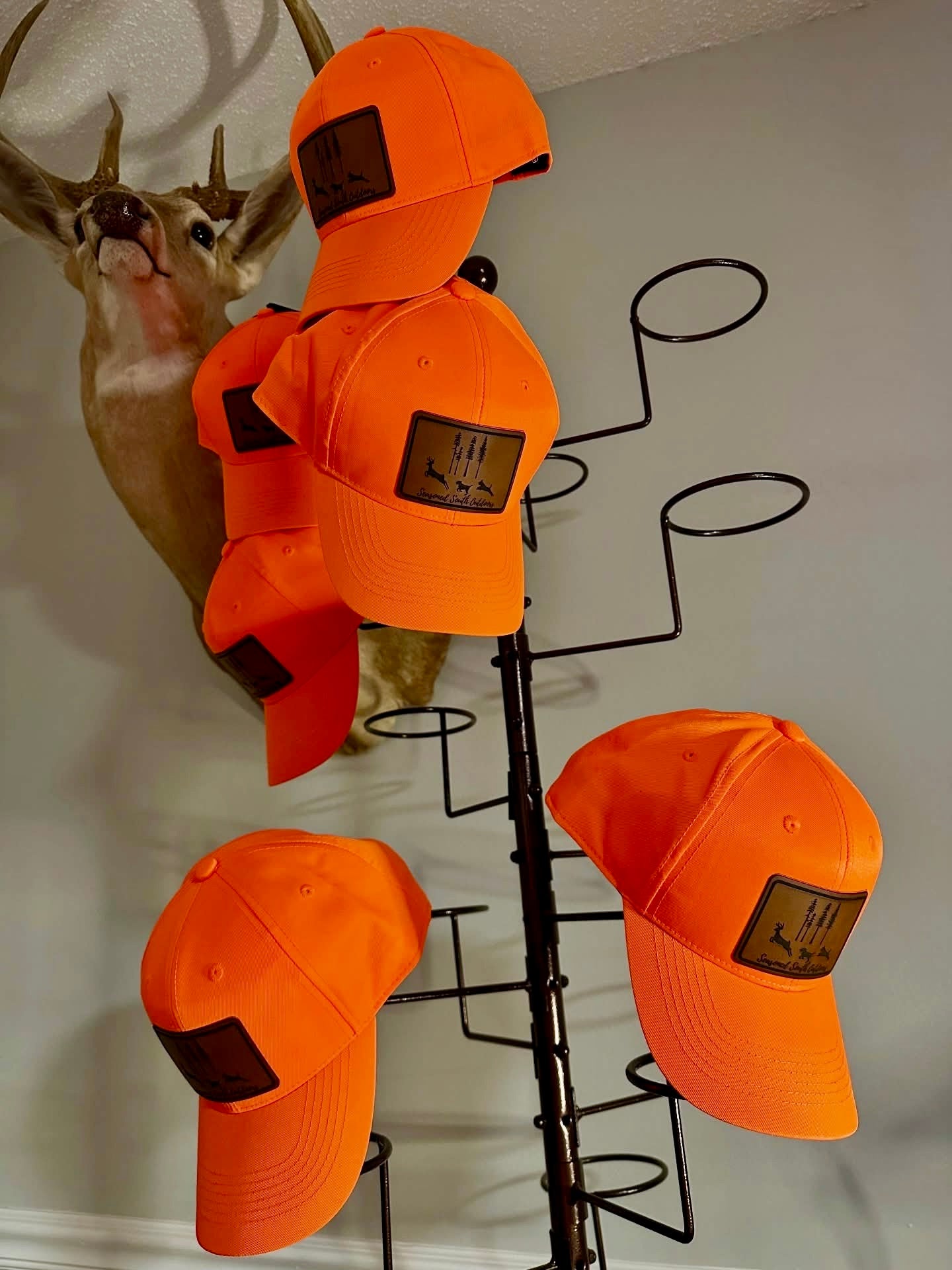 Blaze Orange Dog Hunt Hat