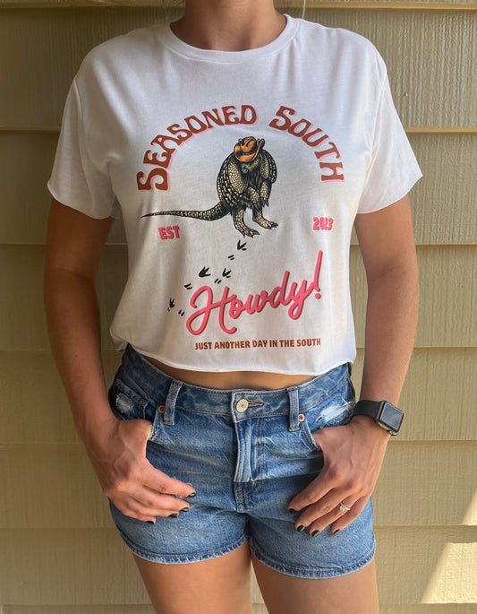 Seasoned South “Howdy” Crop Top