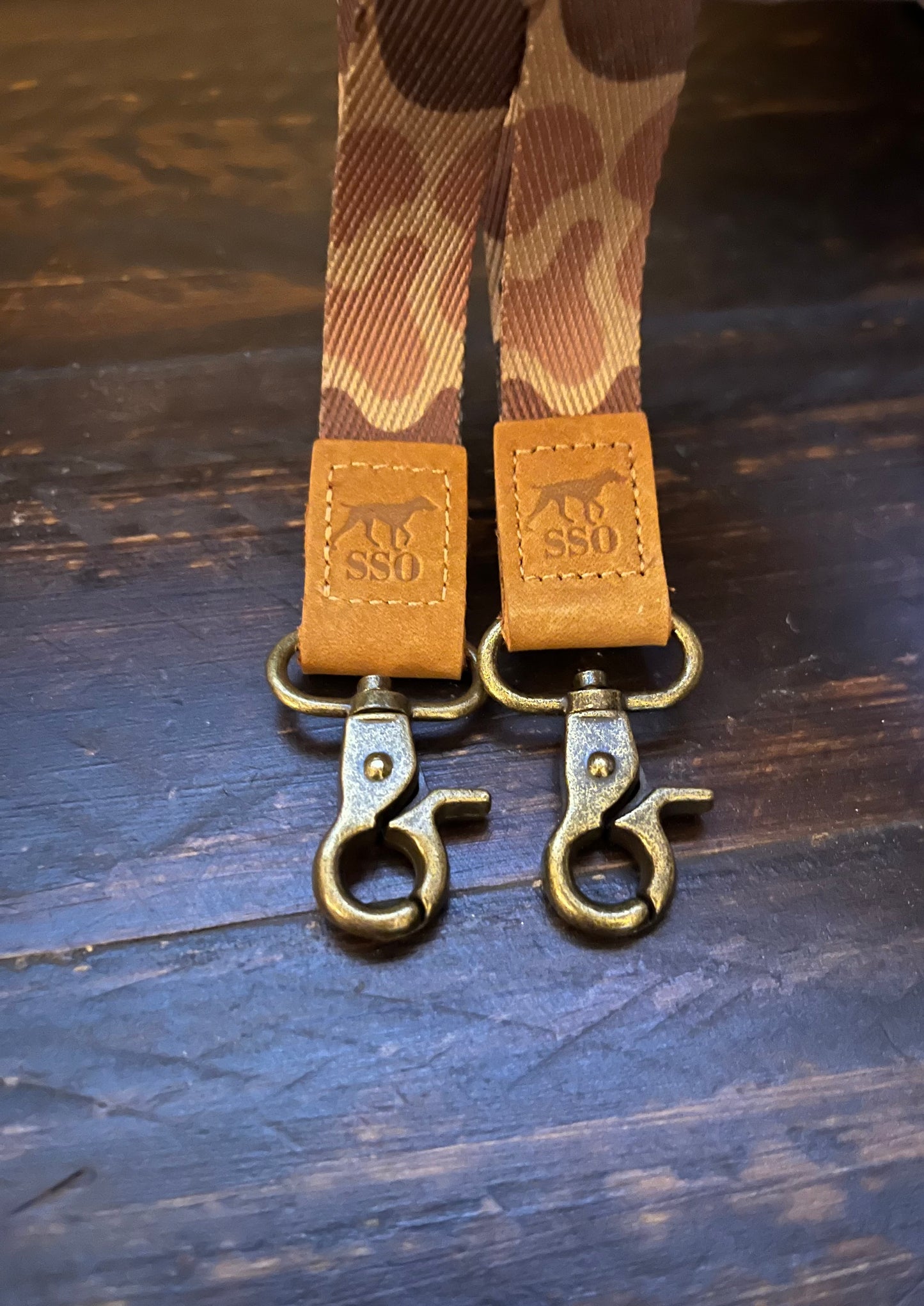 Duck camo wrist lanyard