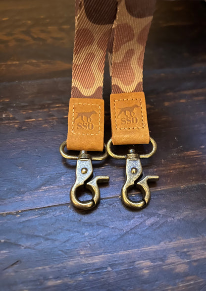 Duck camo wrist lanyard